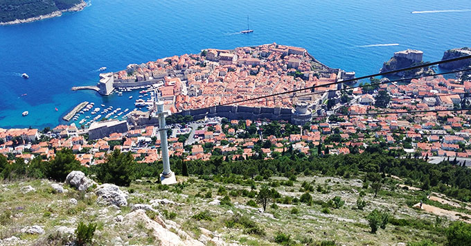 Aerial view of Dubrovnik (Photo: Dori Saltzman) Aerial view of Dubrovnik