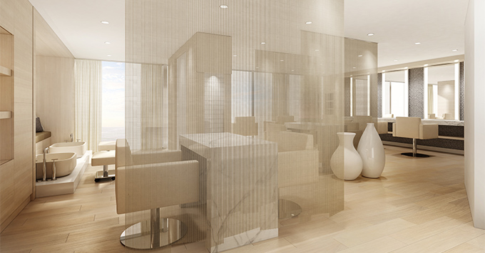 Spa Salon (Image: Celebrity Cruises) Rendering of the spa salon on Celebrity Cruises