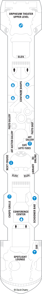 Royal Caribbean Enchantment of the Seas Deck Plans: Ship Layout, Staterooms & Map - Cruise Critic
