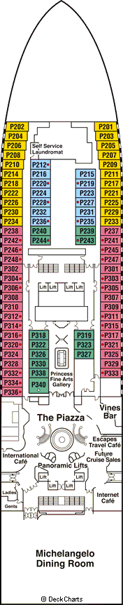 Emerald Princess Deck Plans, Ship Layout & Staterooms - Cruise Critic