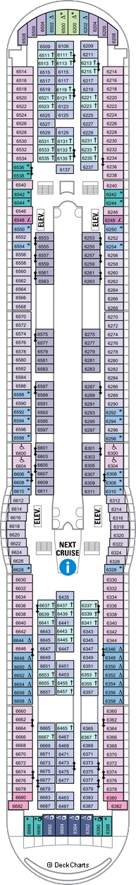 Navigator of the Seas: Deck 6 Navigator of the Seas: Deck 6