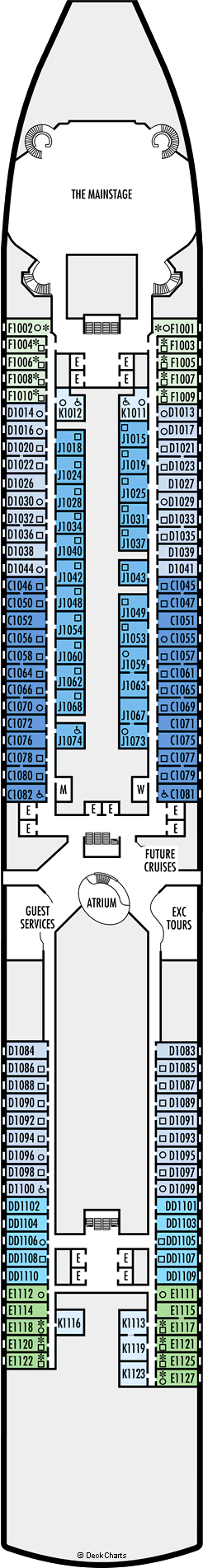 oosterdam cruise location