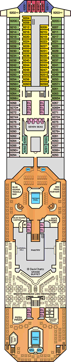 Carnival Victory: Lido Deck Carnival Victory: Lido Deck
