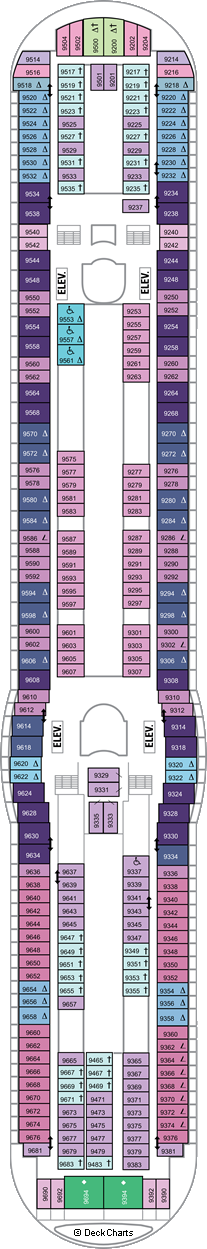 Navigator of the Seas: Deck 9 Navigator of the Seas: Deck 9