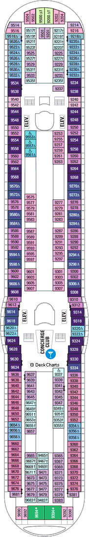 Navigator of the Seas: Deck 9 Navigator of the Seas: Deck 9