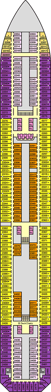 carnival valor room 1417 map