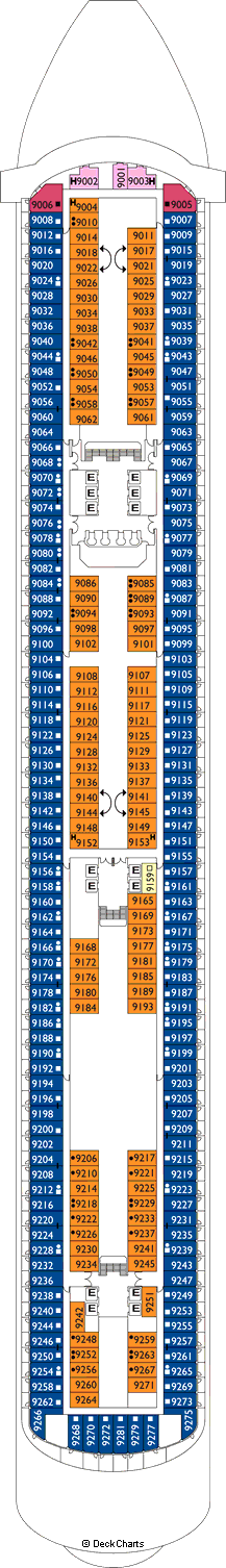 Costa Diadema: Bizantino Deck Costa Diadema: Bizantino Deck