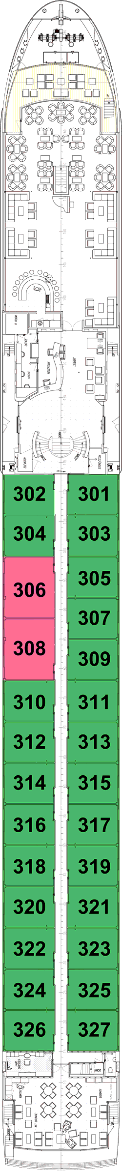 Avalon Visionary Deck Plans: Ship Layout, Staterooms & Map - Cruise Critic