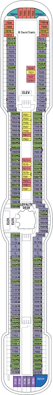 Royal Caribbean Brilliance of the Seas Deck Plans, Ship Layout & Staterooms - Cruise Critic