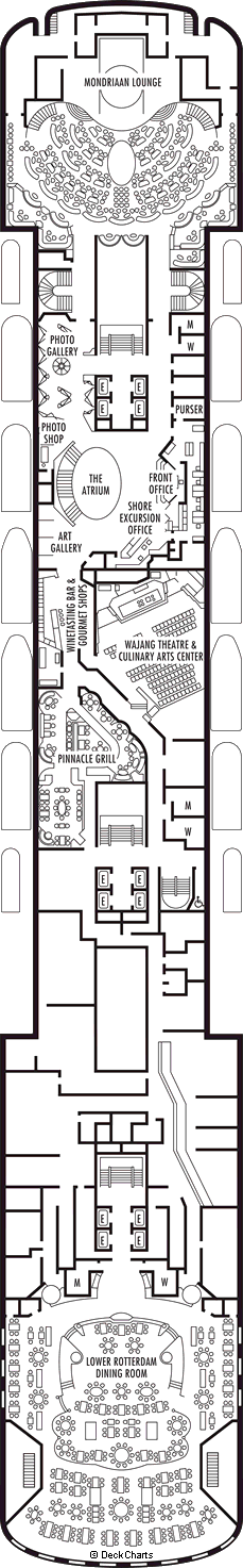Holland America Zaandam Deck Plans, Ship Layout & Staterooms - Cruise Critic