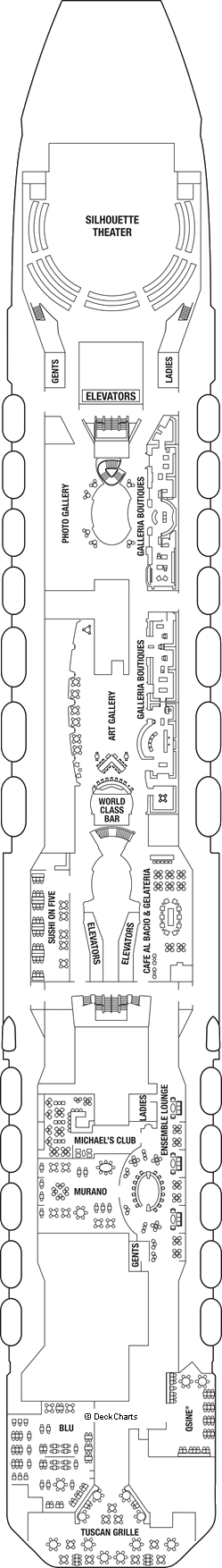 Celebrity Silhouette: Entertainment Deck Celebrity Silhouette: Entertainment Deck