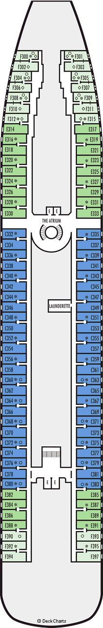 Prinsendam: Main Deck Prinsendam: Main Deck