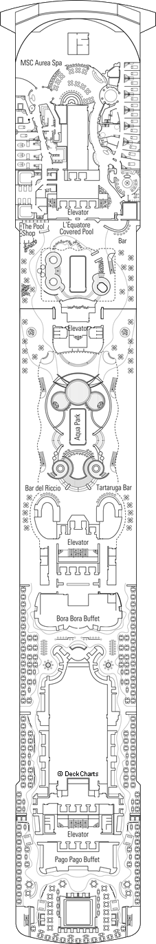 MSC Splendida: Raffaello Deck MSC Splendida: Raffaello Deck