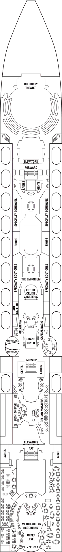 Celebrity Millennium Deck 5 - Cruise Critic