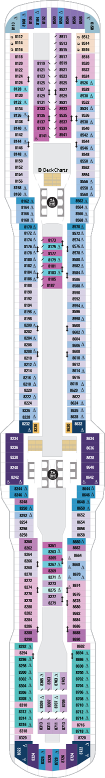Spectrum of the Seas: Deck 8 Spectrum of the Seas: Deck 8