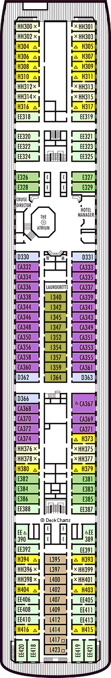 Maasdam: Lower Promenade Deck Maasdam: Lower Promenade Deck