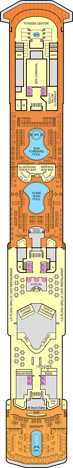 Carnival Spirit: Lido Deck Carnival Spirit: Lido Deck