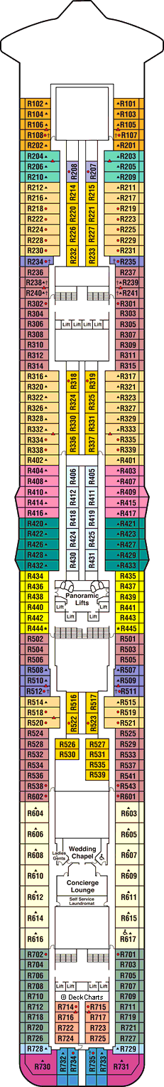 princess cruise ships deck plans