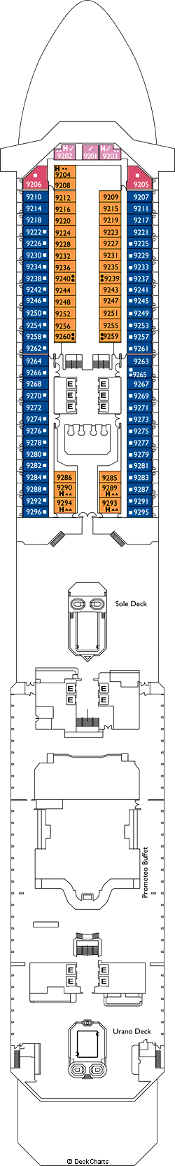 Costa Serena: Libra Deck Costa Serena: Libra Deck