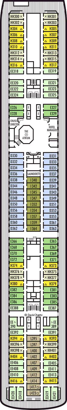 Statendam: Lower Promenade Deck Statendam: Lower Promenade Deck