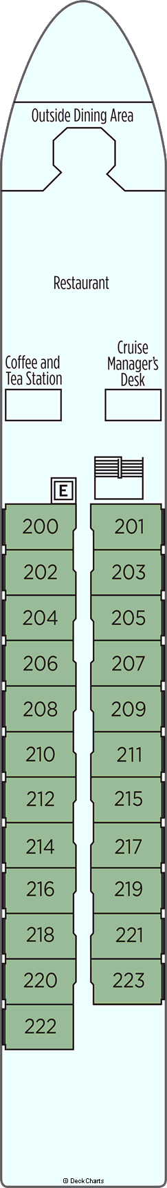Queen Isabel: Main Deck Queen Isabel: Main Deck