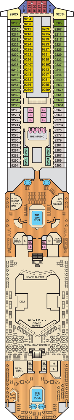 Carnival Conquest: Lido Deck Carnival Conquest: Lido Deck