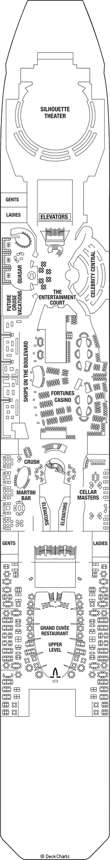 Celebrity Silhouette: Promenade Deck Celebrity Silhouette: Promenade Deck
