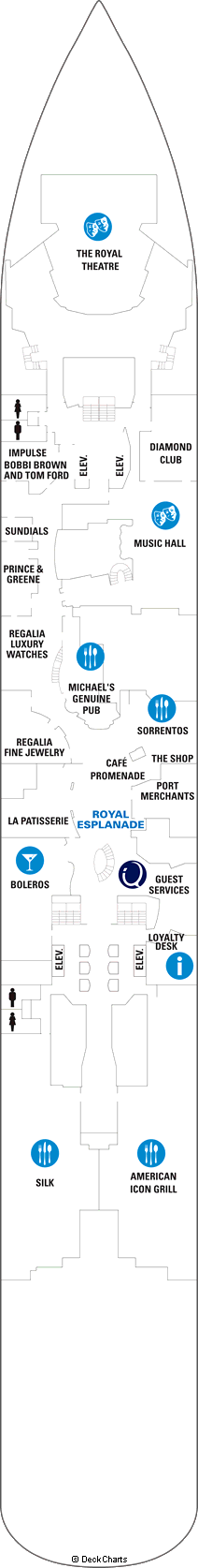 Royal Caribbean Anthem of the Seas Deck Plans, Ship Layout & Staterooms - Cruise Critic