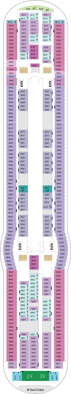Royal Caribbean Freedom of the Seas Deck Plans: Ship Layout, Staterooms & Map - Cruise Critic