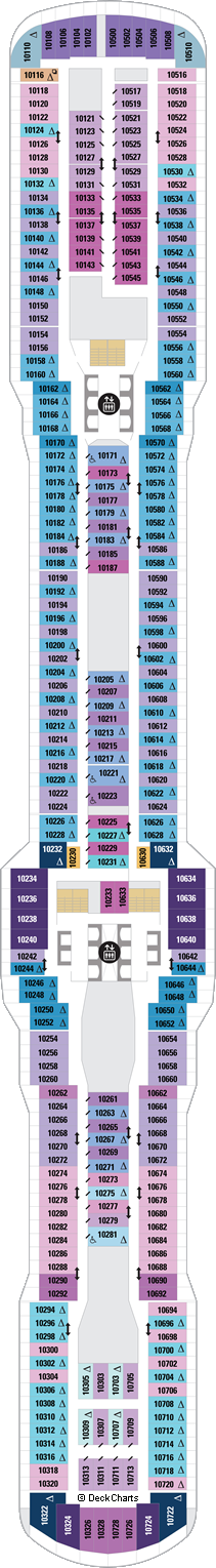 Spectrum of the Seas: Deck 10 Spectrum of the Seas: Deck 10