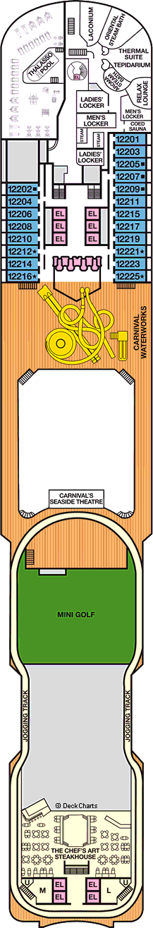 carnival cruise dream deck plans