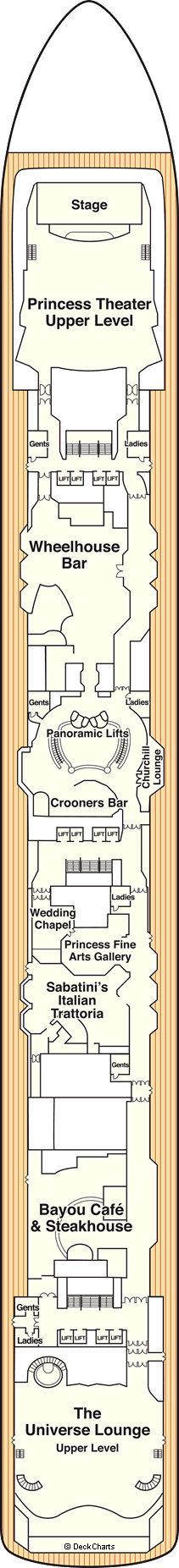 Coral Princess: Promenade Deck Coral Princess: Promenade Deck