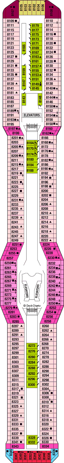 Celebrity Eclipse Deck Plans, Ship Layout & Staterooms - Cruise Critic