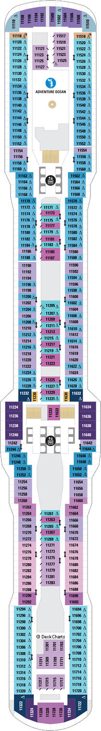 Spectrum of the Seas: Deck 11 Spectrum of the Seas: Deck 11