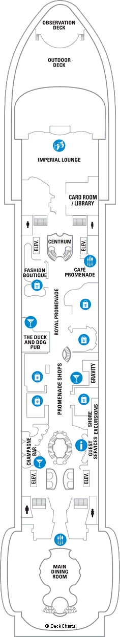 Adventure of the Seas Deck Plans, Ship Layout & Staterooms - Cruise Critic