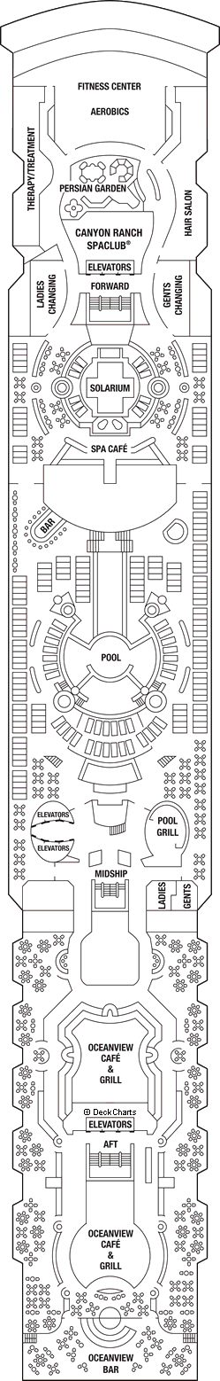Celebrity Millennium Deck Plans, Ship Layout &amp; Staterooms - Cruise Critic