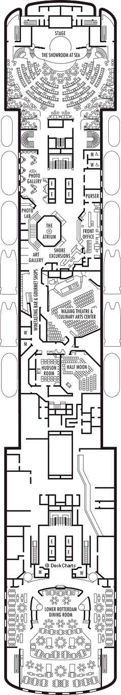 Maasdam: Promenade Deck Maasdam: Promenade Deck