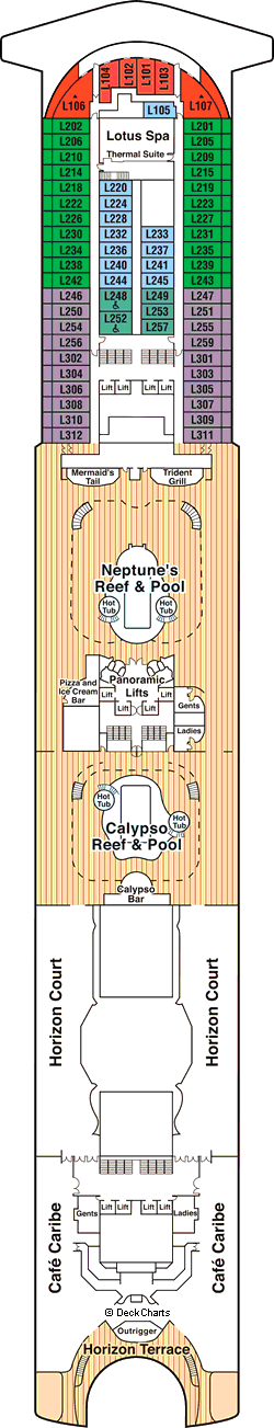 Emerald Princess: Lido Deck Emerald Princess: Lido Deck