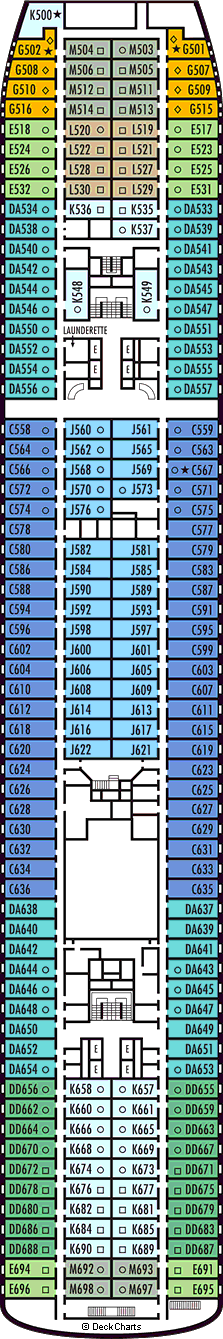 Veendam: Main Deck Veendam: Main Deck
