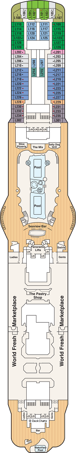 Sky Princess: Lido Deck Sky Princess: Lido Deck