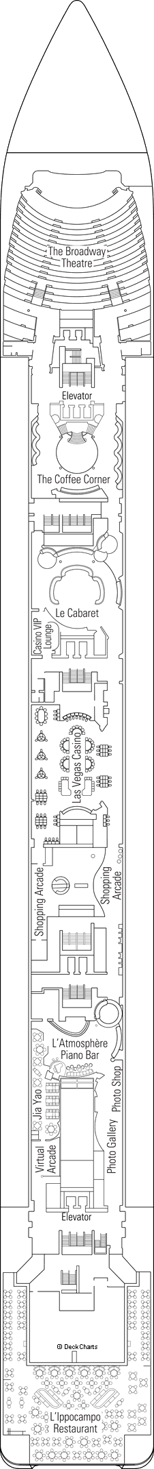MSC Lirica Deck Plans, Ship Layout & Staterooms - Cruise Critic