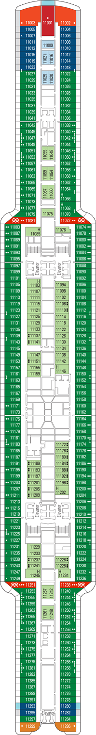 Msc Seashore Cruisemapper MSC Seashore Deck 11 Plan LJPRRC