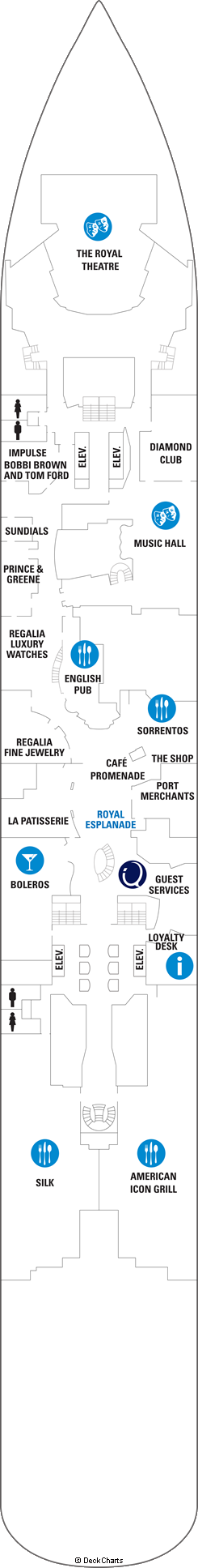 Royal Caribbean Anthem of the Seas Deck Plans: Ship Layout ...