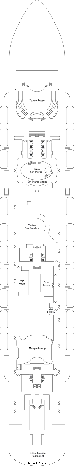 Costa Venezia Deck Plans: Ship Layout, Staterooms & Map - Cruise Critic
