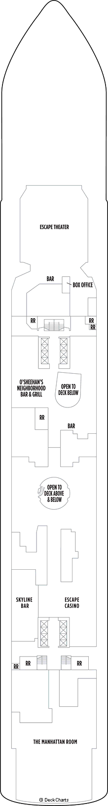 Norwegian Escape Deck Plans, Ship Layout & Staterooms - Cruise Critic
