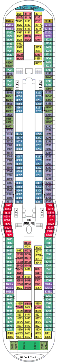 Royal Caribbean Navigator of the Seas Cruise Ship: Deck Plans on Cruise ...