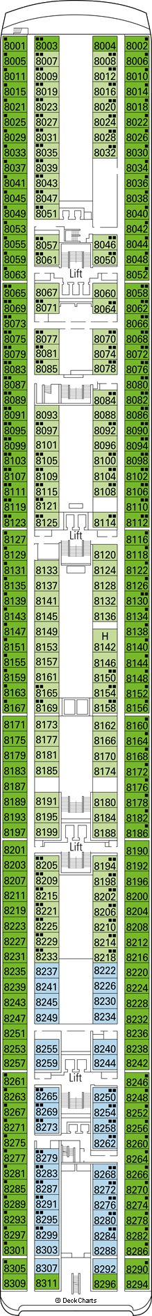 MSC Lirica Deck Plans: Ship Layout, Staterooms & Map - Cruise Critic