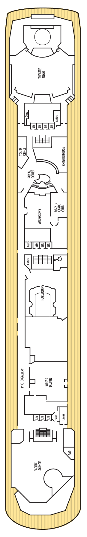 Oriana: Promenade Deck Oriana: Promenade Deck
