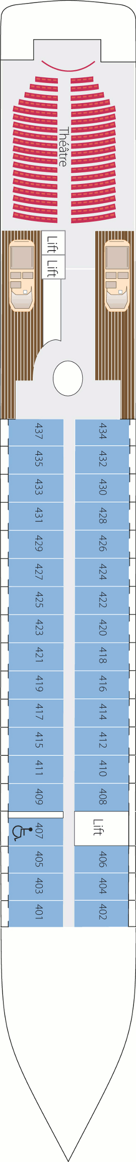 Le Boreal: Deck 4 Le Boreal: Deck 4